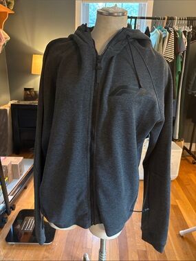 Formula 1 official Men's Dark Gray Zip-Up Hooded Jacket